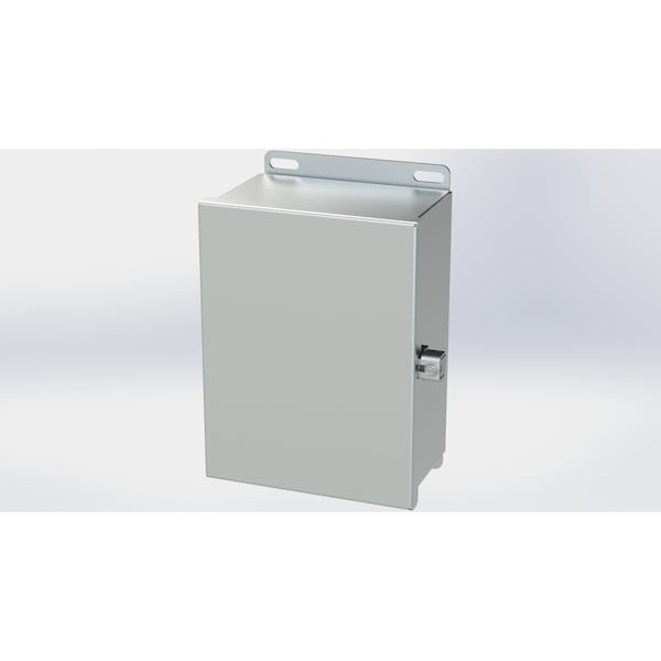 Electrical Enclosures, 8.13 in H, 4 in D, 6 in W, NEMA 3R, 4, 4X, 12, 13, 304 Stainless Steel